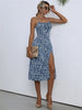 cami maxi dress with slit hem