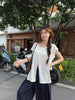round neck t shirts for women with waist knot