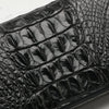 crocodile leather clutch purse