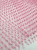 pink rhinestone fishnet mesh festival outfit feather trim women