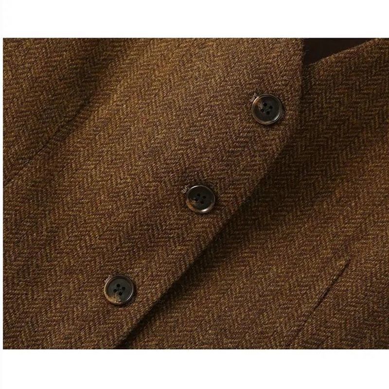 Single Breasted Vest Blazer Workwear