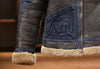 Men’s B3 Real Shearling Fur Leather Jacket