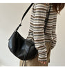 Brown Full Grain Leather Messenger Crossbody Bag for Women