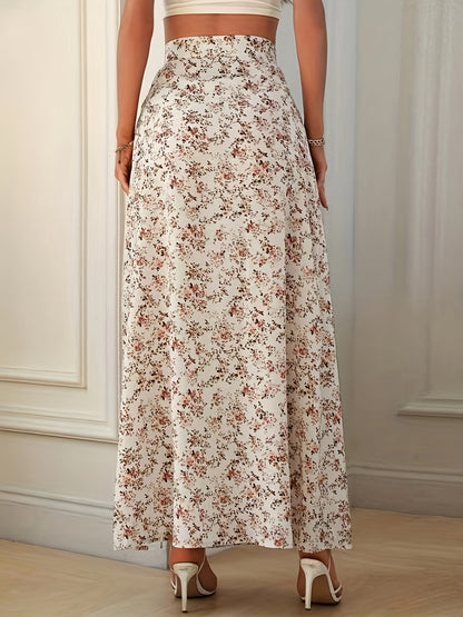 split thigh maxi skirts for women