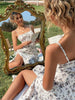 cami maxi dress with slit hem
