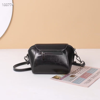 women small genuine leather crossbody bag