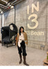 Women Cropped Leather Jacket Short Brown