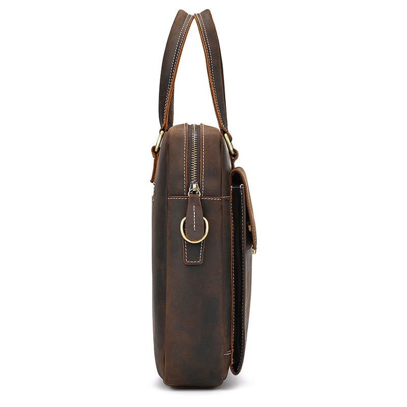 Men Leather Office Bags Sale Travel Briefcase