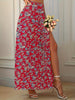 split thigh maxi skirts for women
