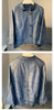 Retro distressed leather bomber jacket women