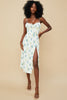 Women Open Shoulder Floral Dress