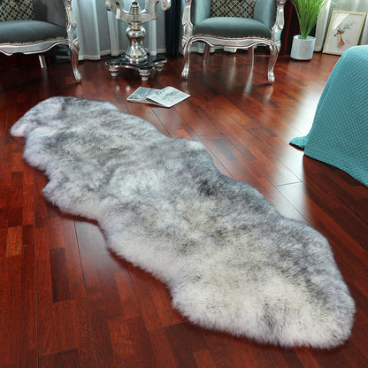 Genuine Sheepskin Throw for Sofa, Bedside and Living Room Decor 7