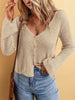 Women's Slim Fit Button-Down Cardigan
