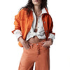 Oversized Light Wash Drop Shoulder Denim Jacket