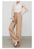 Wide leg linen pants with natural summer drape