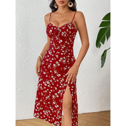 Women Thigh High Slit Sundress