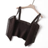 Brown Leather Slimming Vest For Women Slim Waist Suspender
