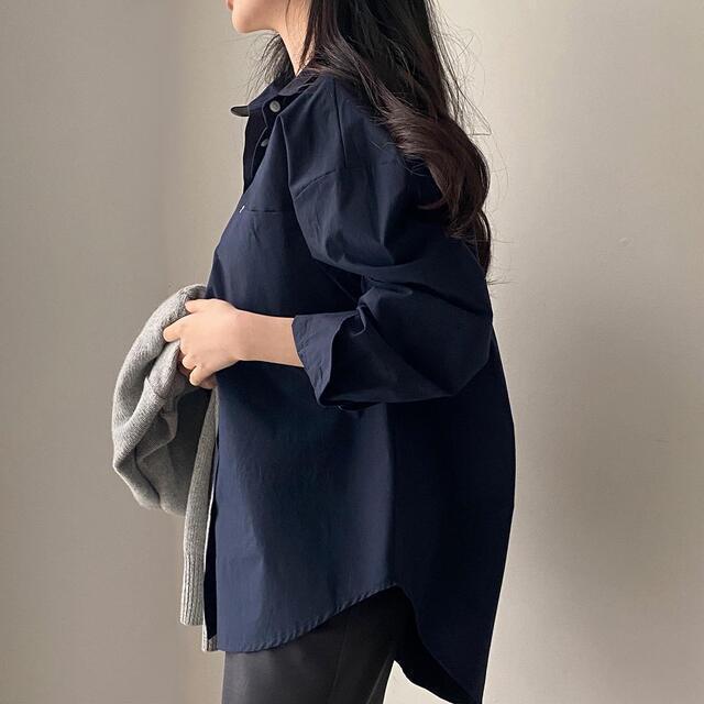 Oversized Ladies Shirt With Extra Long Back