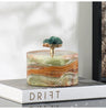 Natural Marble Jade Jewelry Storage Jar