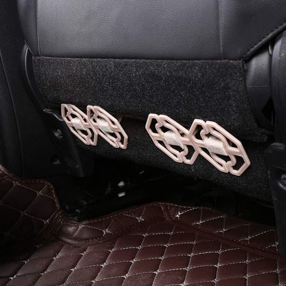 Long Hair Sheepskin Car Seat Cover with Plush Wool Backrest