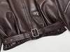 Women Oversized Leather Motorcycle Jacket
