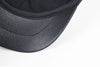 Men's leather newsboy cap with sheepskin