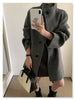 Double-Faced Wool Stand Collar Short Coat