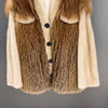 IN STOCK Women’s Mink and Real Fox Fur Coat Winter Jacket