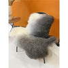 Genuine Sheepskin Rug with Curly Wool for Sofas and Chairs