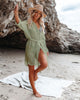Women's Oversized Shirt With Tie Hem