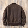 Men Brown A2 Cowhide Flight Leather Jacket