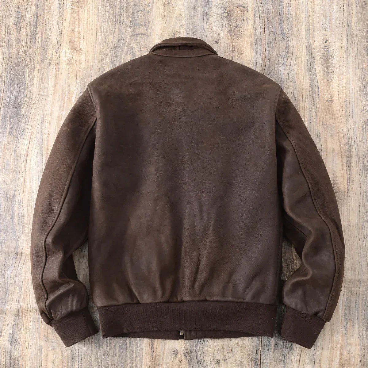 Men Brown A2 Cowhide Flight Leather Jacket