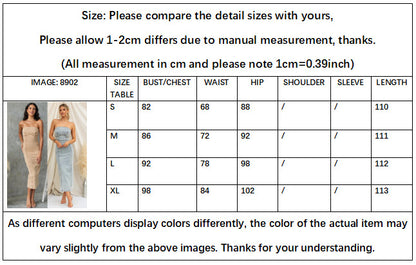 Women Slim Strapless Denim Midi Dress Bodycon