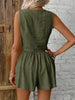 womens 2 piece summer sets vest and shorts