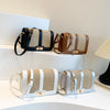 Small Woven Straw Crossbody Bag Summer Beach Purse