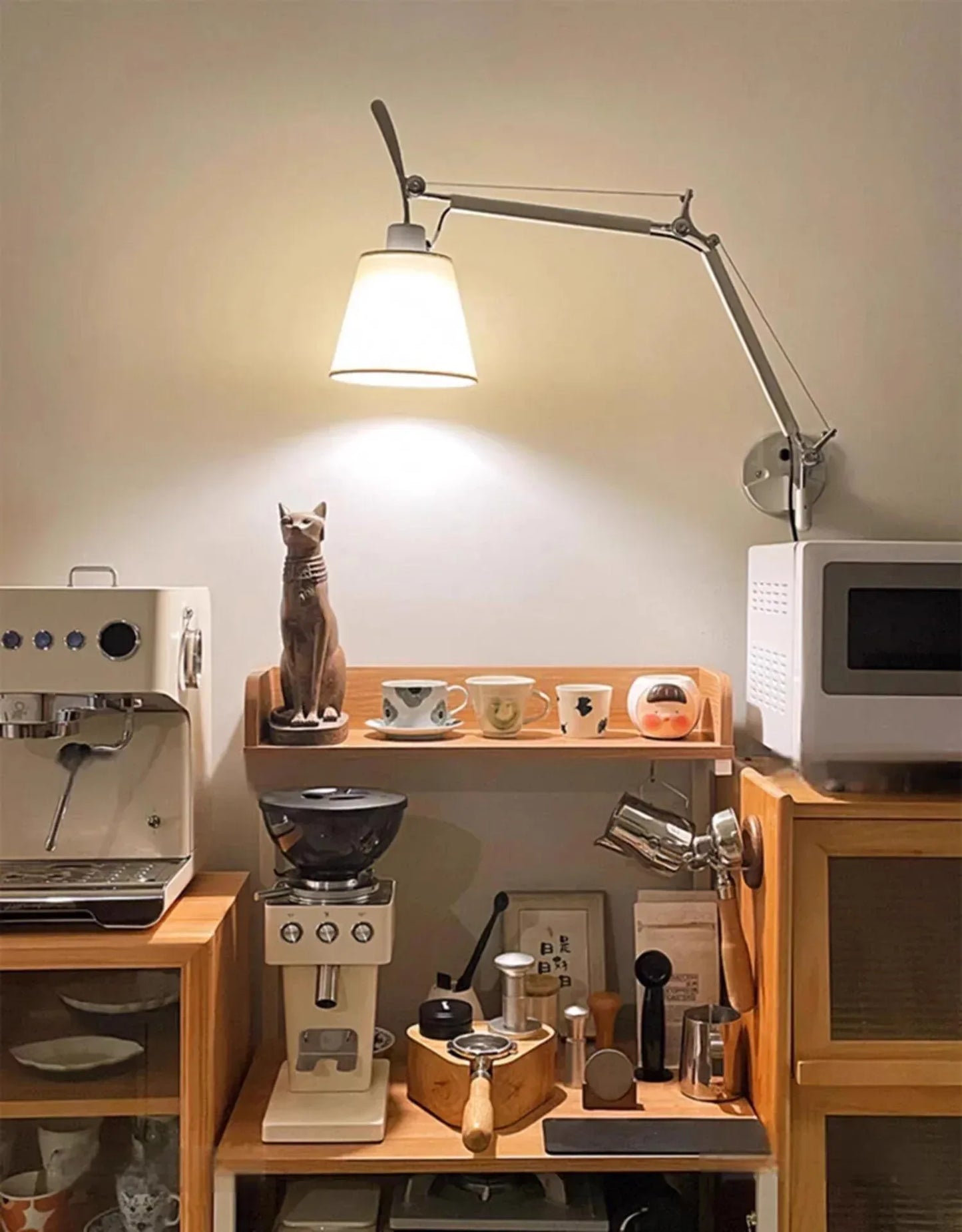 Adjustable Italian Swing Arm Wall Light