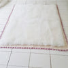 White Sheepskin Bed Pad with Soft Natural Wool Covering