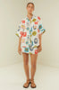 Printed Button Up Shirt and Skirt Set Women’s Summer Beach Outfit