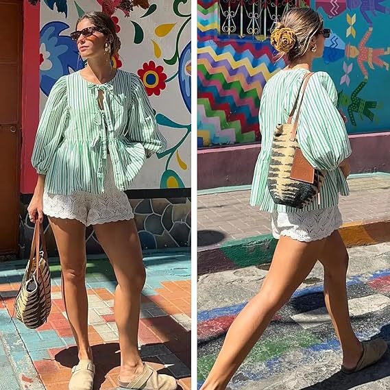 Women Puff Sleeve Shirt