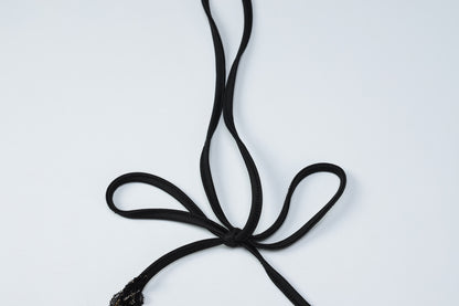 Lace Wrapped Chest Button Top with Long Pants