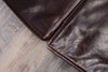 Men Waxed Leather Motorcycle Jacket