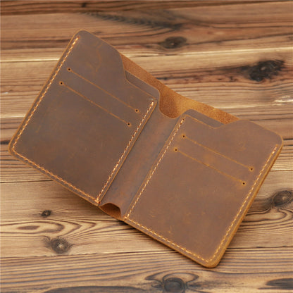 Men’s Leather Bifold Card Holder Wallet