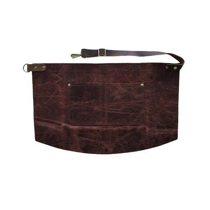 Top Grain Leather Half Apron for Kitchen and Bar Work