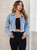 womens short denim jacket