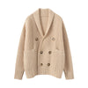 Women’s Heavyweight Cashmere Knit Cardigan Jacket