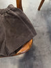 Women’s Genuine Suede Shorts  Wide Leg Brown Leather