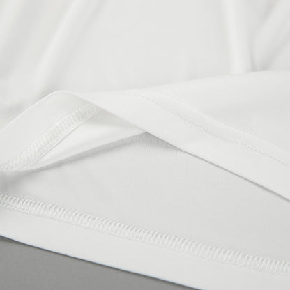 Women’s White Lace Jacquard Midi Skirt  See-Through