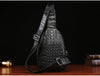 Genuine Crocodile Leather Men’s Chest Bag Crossbody Messenger