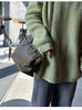 Genuine leather Dumpling messenger bag