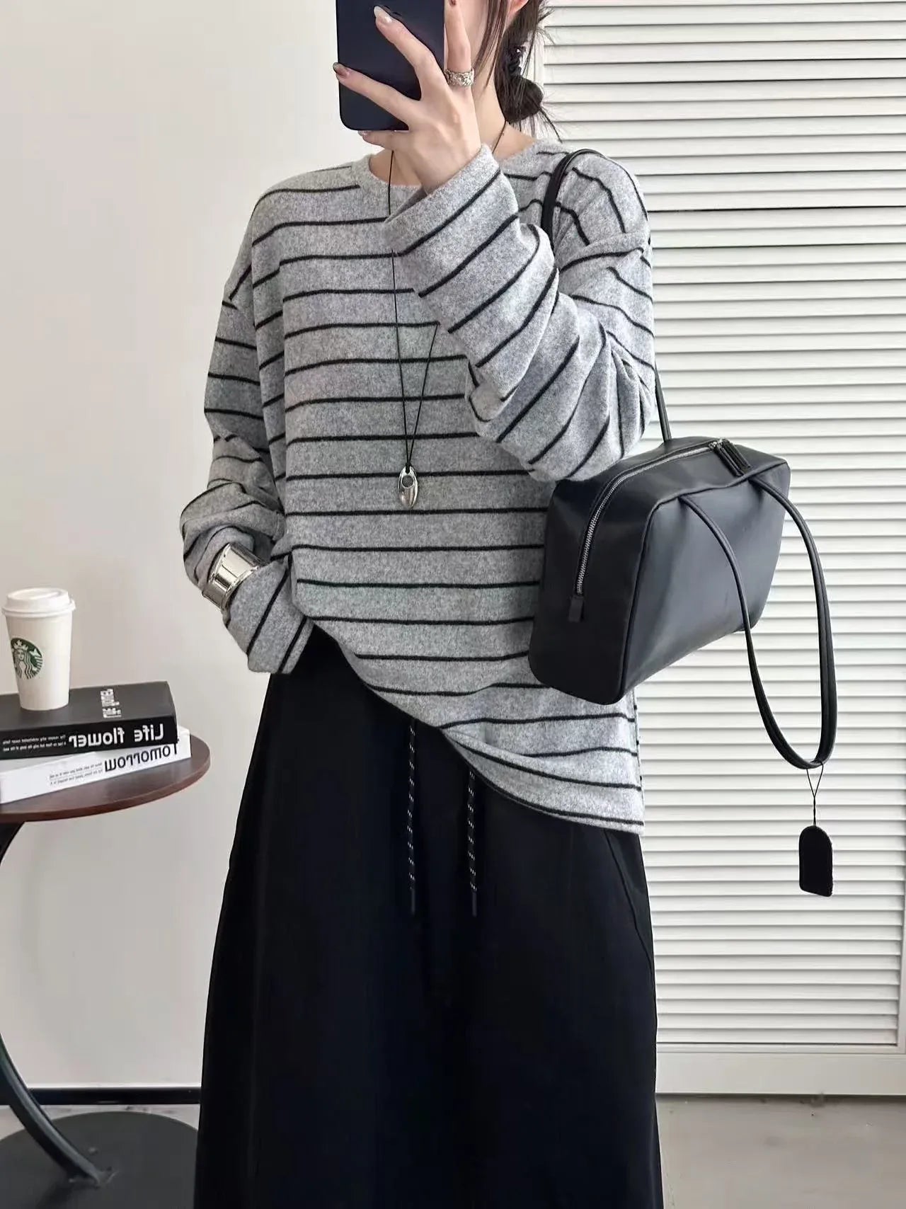 Women’s Genuine Leather Boston Bowling Shoulder Bag